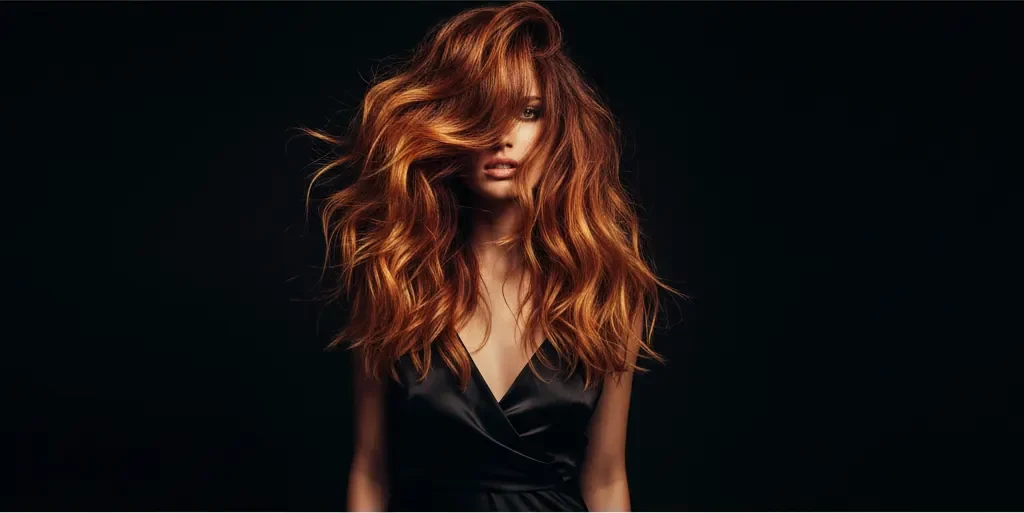 Model met dramatisch kleur haar — RHC LYF Salon editorial